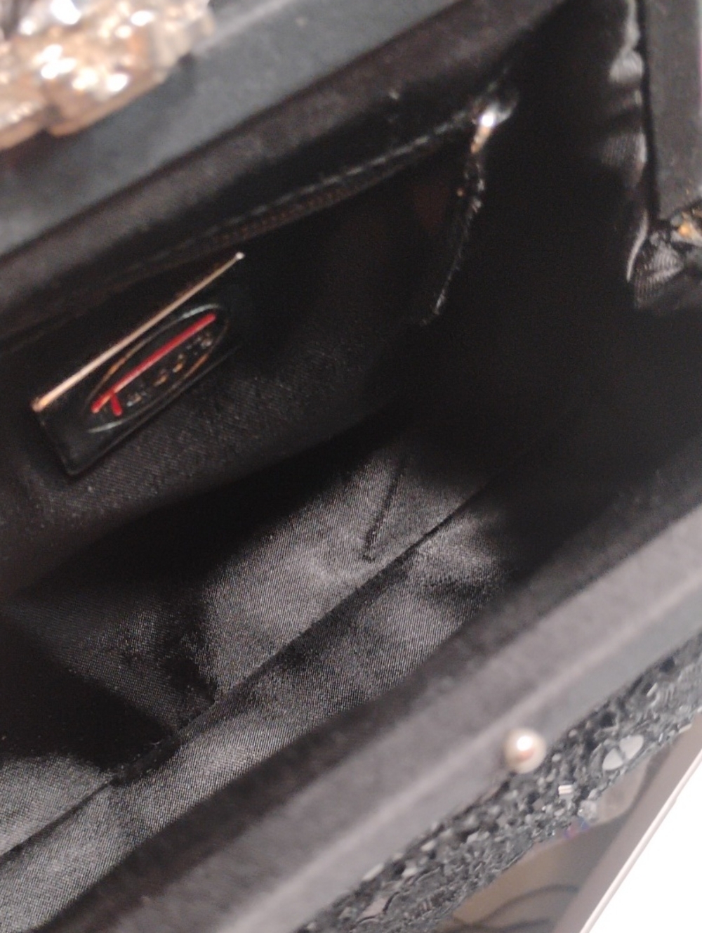 Talbots Vintage Black Beaded Purse/Clutch Vintage And Wonderful - Picture 6 of 11